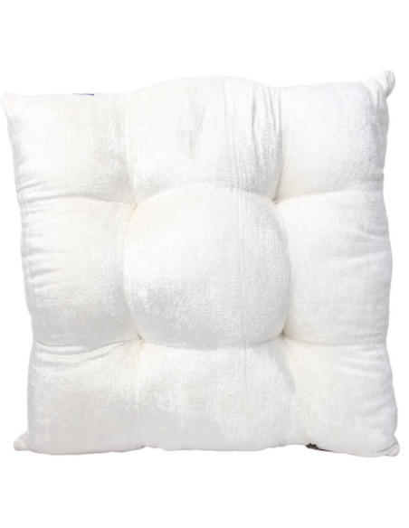 White Indian cushion