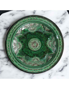 Green Berber plate, 16 in, GT 2