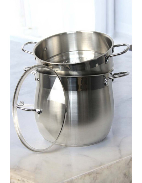 Couscoussier inoxydable 6 litres
