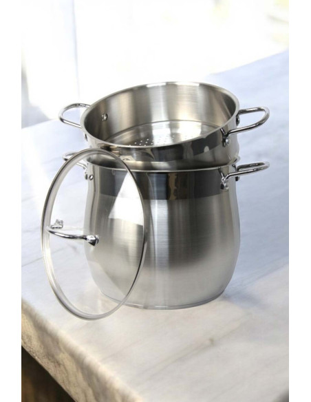 Couscoussier inoxydable 8 litres