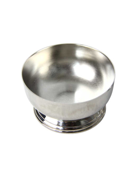 Sucrier marocain en cuivre argenté – Petit, 10 cm