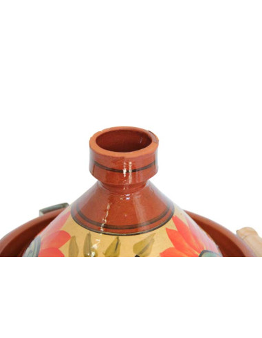 Tajine marocain de 11 pouces coloré Motif 4
