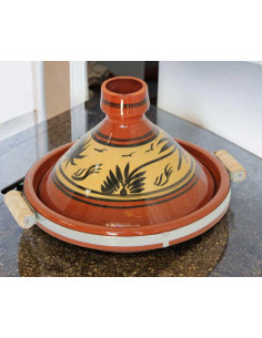 Tajine marocain en terre cuite 30 cm (12 po) – 4 à 6... 2