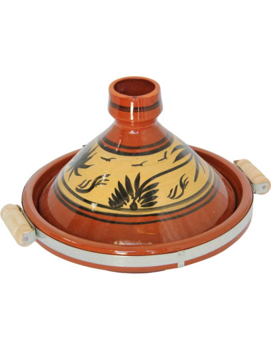 Tajine marocain en terre cuite 30 cm (12 po) –...