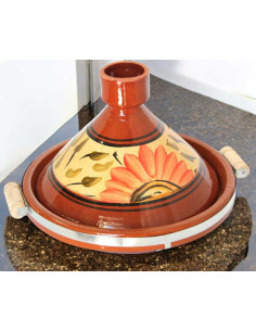 Tajine marocain en terre cuite 33 cm (13 po) – 6 à 8... 2