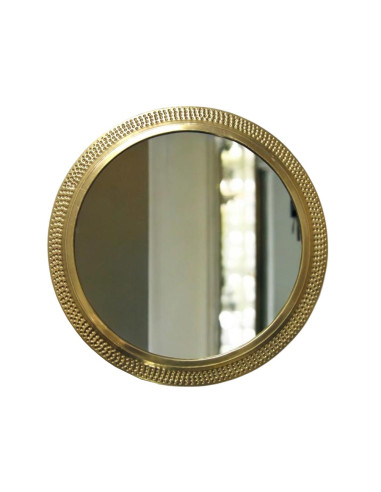 13.5-inch Moroccan round mirror