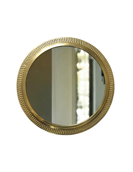 13.5-inch Moroccan round mirror