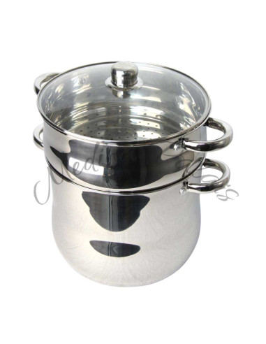Couscoussier inox 6L