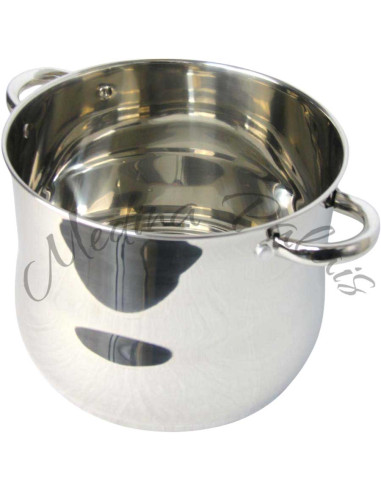 Stainless Steel Couscous Steamer 14 L – Polished