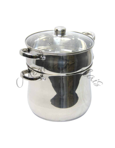 12L stainless steel couscous pot