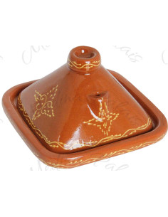 Square Moroccan Clay Tagine 30 cm (12 in) – Serves 4 to 6