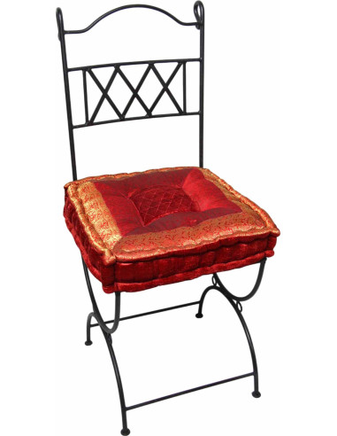 Chaise en fer forgé couleur 1
