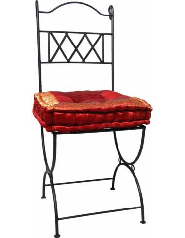 Chaise en fer forgé couleur 1