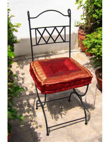 Chaise en fer forgé couleur 1