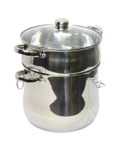 12L stainless steel couscous pot