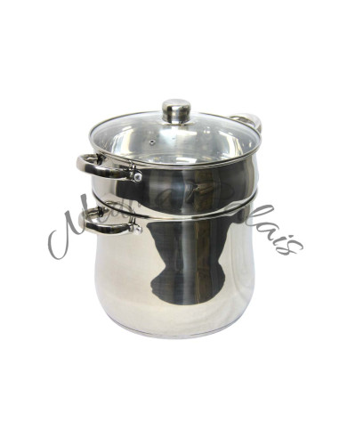 Stainless Steel Couscous Steamer 4 L – Polished