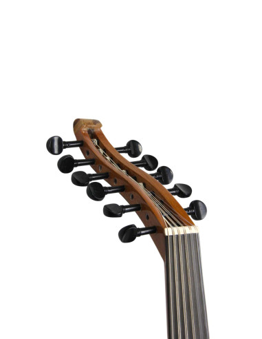 Oud (oriental lute) with white soundboard