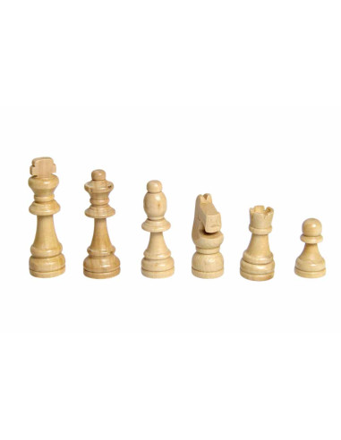 Wooden chess pieces, small