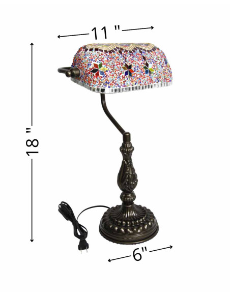 Lampe de banquier, couleur 1