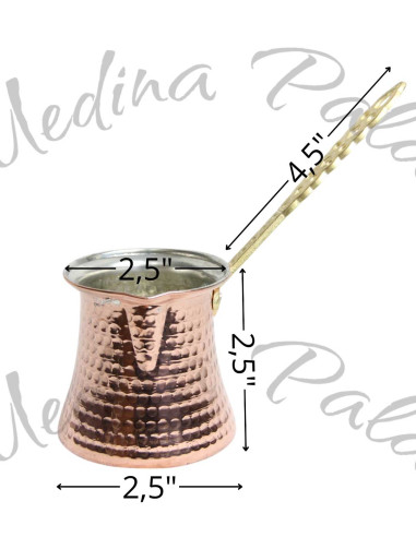 Cafetière turque en cuivre martelé – Petite taille