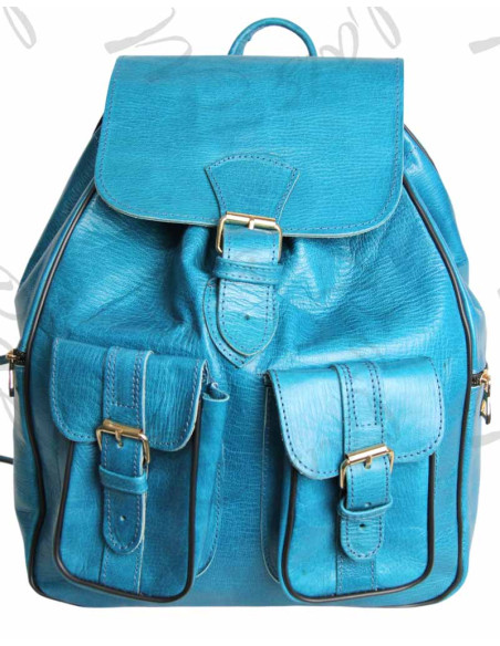 Blue backpack