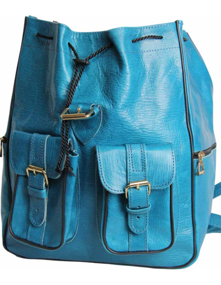 Blue backpack