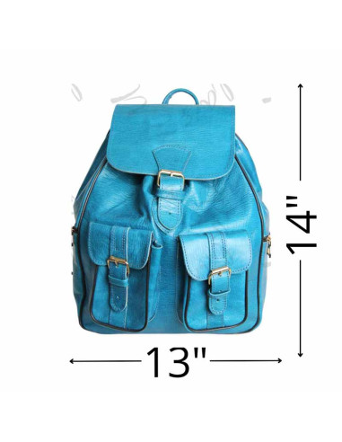 Blue backpack