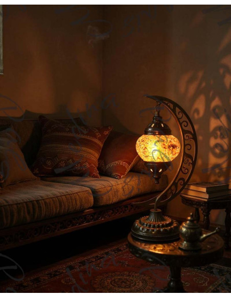 Orange Moon Lamp T1