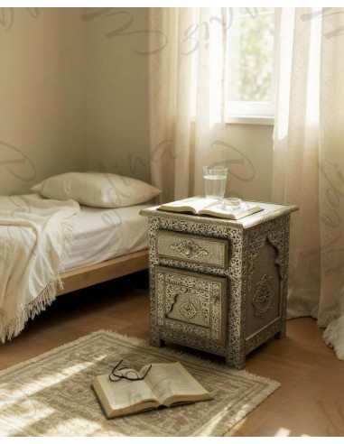 Table de nuit marocaine