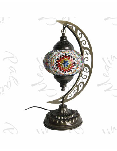 Lampe lune multicolore T2