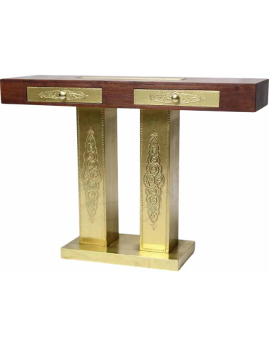 Table console de style Hollywood Regency
