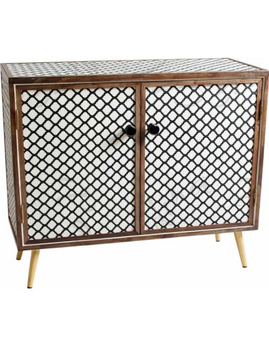 Meuble de rangement artisanal marocain