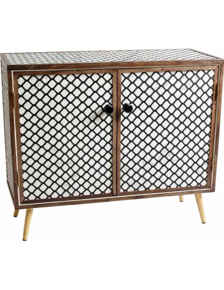 Meuble de rangement artisanal marocain