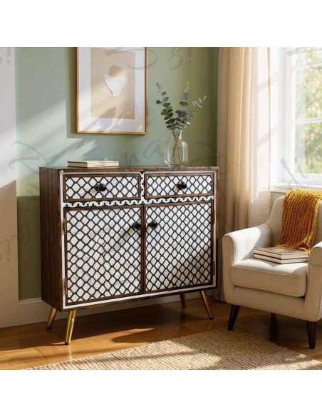 Moroccan storage cabinet