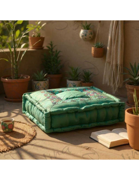 indian floor cushion color 6