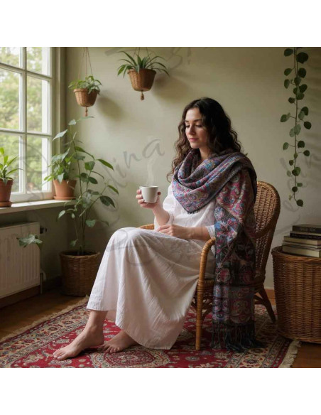Pashmina couleur 4