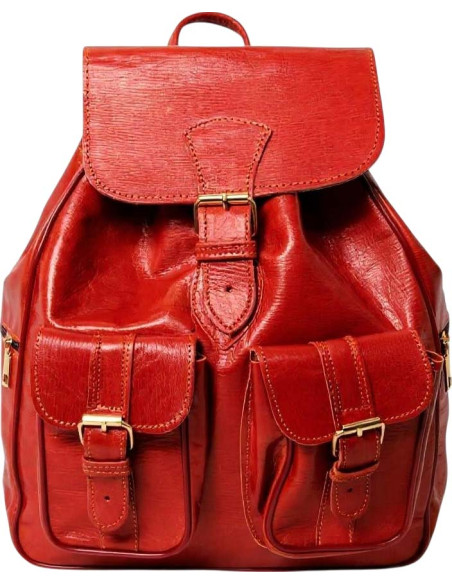 Red backpack