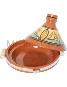 Tajine marocain en terre cuite 30 cm (12 po) – 4 à 6... 2