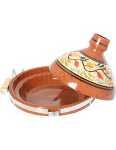 Hand-Painted Moroccan Clay Tagine 30 cm (12 in) – Serves... 2