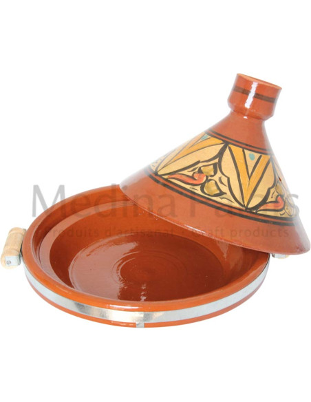 Tajine marocain de 13 pouces coloré Motif 2