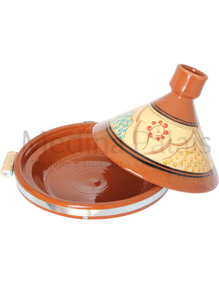Tajine marocain de 13 pouces coloré Motif 3