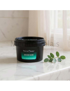 Terre d'Oléane Black Soap with Eucalyptus – 250 g 2