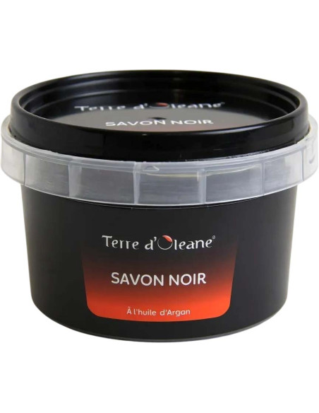 Terre d'Oléane Black Soap with Argan Oil – 250 g