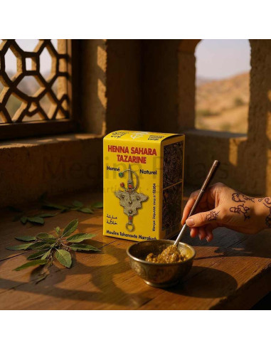 Henné marocain pour mains et pieds – Poudre 100 g