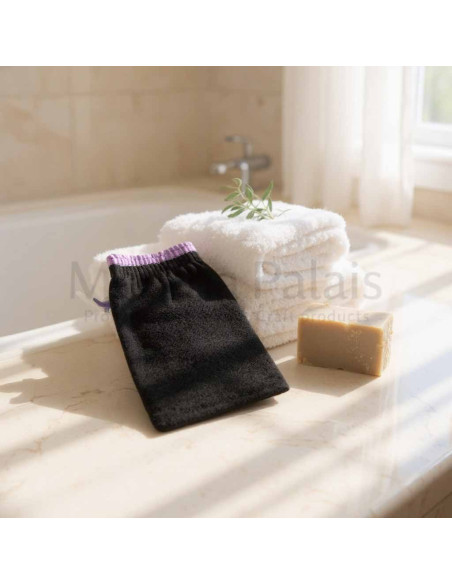 Hammam Kessa Glove – Black Soap Exfoliation