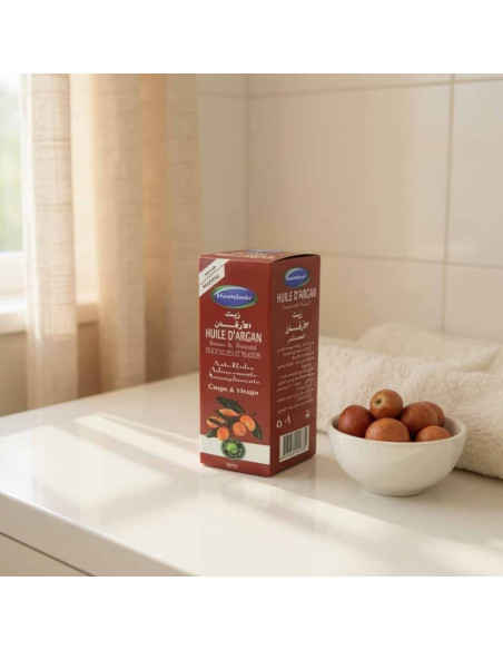 Huile d'argan bio Mecitefendi – Corps et ongles, 60 ml