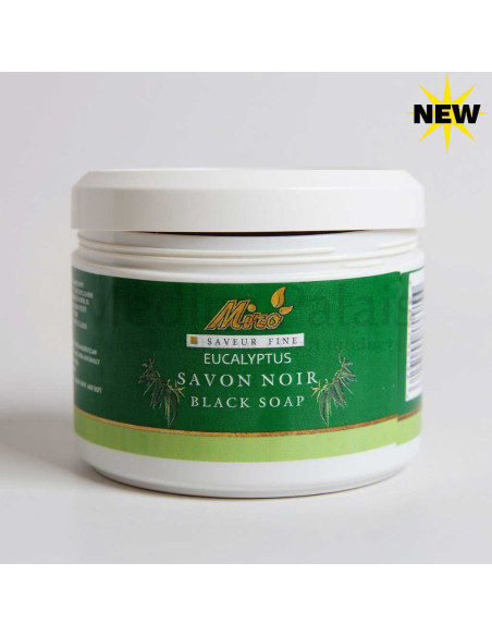 Savon noir marocain à l'eucalyptus – Pot de 250 g
