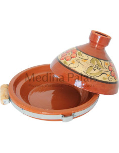 Tajine marocain de 11 pouces coloré Motif 7 2
