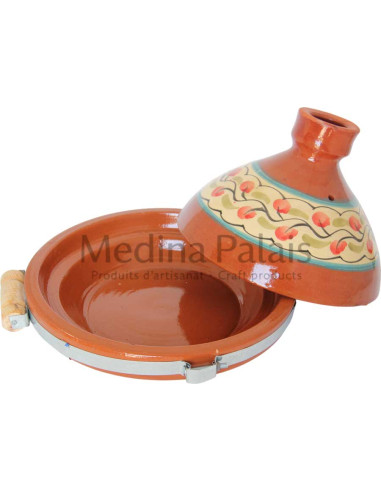 Hand-Painted Moroccan Clay Tagine 28 cm (11 in)...