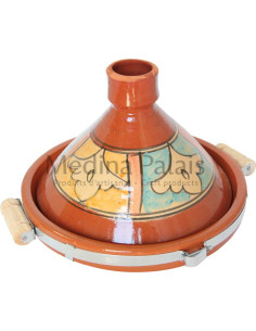 Hand-Painted Moroccan Clay Tagine 30 cm (12 in) – Serves...